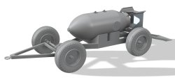 画像3: サンダーモデル[TB32002]1/32 米英・航空用爆弾トレーラーMk.2（爆弾付き）2両