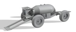 画像2: サンダーモデル[TB32002]1/32 米英・航空用爆弾トレーラーMk.2（爆弾付き）2両