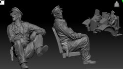 画像3: サンダーモデル[TB35305]1/35 英・フォードF-30トラック・長距離砂漠挺身隊（LRDG)+フィギア2体（スペシャルエディション)