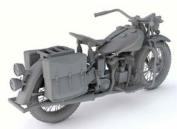 画像3: サンダーモデル[TB35003]1/35 アメリカ 軍用バイク インディアン741B