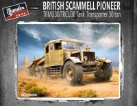 サンダーモデル[TB35200]1/35 WWII英 スキャンメルパイオニア 戦車運搬車(TRMU30+TRCU30)セット
