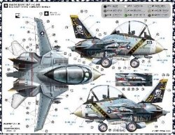 画像2: タイガーモデル[TML222]キュートファイターシリーズ：米海軍 F-14A トムキャット