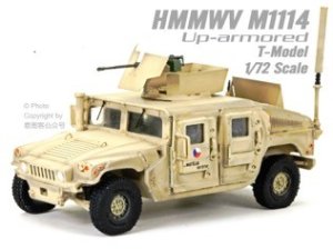 画像1: T-MODEL[TMOCH7204]完成品・1/72 US HMMWV M1114 HA(サンドイエロー) (1)