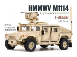 画像1: T-MODEL[TMOCH7205]完成品・1/72 US HMMWV M1114 HA w/ CROWS (サンドイエロー)