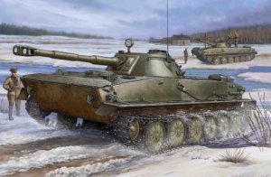 画像1: トランペッター[TR00380] 1/35 ソビエト軍ＰＴ－76 水陸両用戦車 (1)