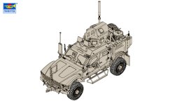 画像1: トランペッター[TR07413]1/72 アメリカ陸軍 M1240 M-ATV/MRAP