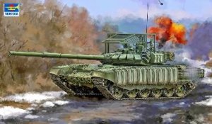 画像1: トランペッター[TR09610]1/35 ロシア連邦軍 T-72B3主力戦車 4S24 ERA＆グレーティングアーマー (1)