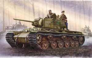 画像1: トランペッター[TR00358] 1/35 ソビエト軍 KV-1重戦車 1942 簡易生産型砲塔 (1)