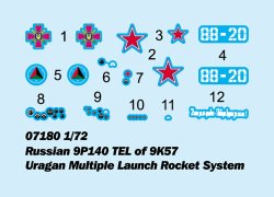 画像4: トランペッター[TR07180]1/72 ソビエト軍 9K57  多連装ロケットランチャー "ウラガン"