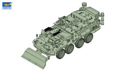 画像1: トランペッター[TR07456]1/72 M1132ストライカー工兵支援車 w/LWMR-マインローラー