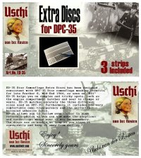 ウッシ[USC2003]1/35ディスク迷彩用マスキングシート（ドイツブドウ状）