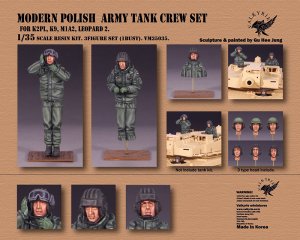 画像1: Valkyrie Miniature[VM35035]1/35 現用 ポーランド 戦車/自走砲乗員セット(K2PL/K9/M1A2エイブラムス/レオパルド2用 3体入) (1)
