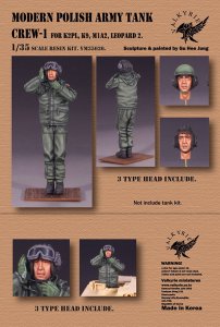 画像1: Valkyrie Miniature[VM35036]1/35 現用 ポーランド 戦車乗員＃1 車長(K2PL/K9/M1A2エイブラムス/レオパルド2用) (1)