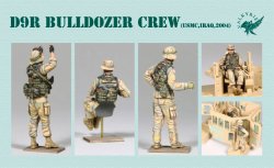 画像2: Valkyrie Miniature[VM35003]1/35 現用 アメリカ海兵隊 D9R装甲ブルドーザー乗員セット(3体入)