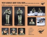 Valkyrie Miniature[VM35006]1/35 現用 西ドイツ陸軍戦車兵セット 1970-80年代(2体+バスト1体入)