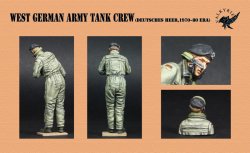 画像2: Valkyrie Miniature[VM35006]1/35 現用 西ドイツ陸軍戦車兵セット 1970-80年代(2体+バスト1体入)