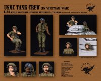 Valkyrie Miniature[VM35010]1/35 現用 アメリカ海兵隊戦車兵セット ベトナム戦争(2体+バスト1体入)