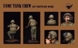 画像1: Valkyrie Miniature[VM35010]米海兵隊戦車兵 ベトナム戦争(2体+半身像) (1)