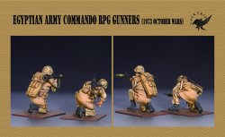 画像3: Valkyrie Miniature[VM35028]1/35 現用 エジプト陸軍特殊部隊 RPGチームセット 1973年10月第四次中東戦争時(2体入)