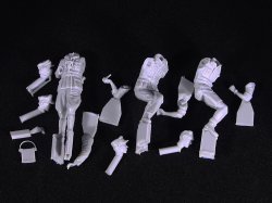 画像2: Valkyrie Miniature[VW35006]1/35 WWII ドイツ・アフリカ軍団戦車兵セット1 III/IV号戦車用(3体入)