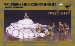 画像6: Valkyrie Miniature[VW35019]1/35 WWII ドイツ・アフリカ軍団 戦車兵&装甲擲弾兵セット(5体入)