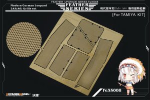 画像1: VoyagerModel [FE35008]1/35 現用独 レオパルト2A5/A6 砲塔バスケットグリルセット(タミヤ用) (1)