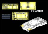 VoyagerModel [PE16015] WWII独 1/16 ティーガーI 初期型 マッドフラップ・排気管カバー セット(タミヤ用)