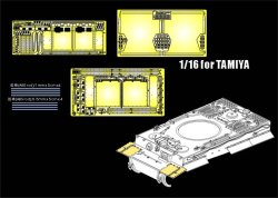 画像1: VoyagerModel [PE16015] WWII独 1/16 ティーガーI 初期型 マッドフラップ・排気管カバー セット(タミヤ用)