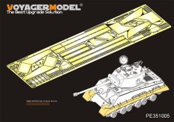 画像1: VoyagerModel[PE351005]1/35 WWII 米 アメリカ陸軍M4A3E8中戦車 HVSS フェンダー/トラックカバーセット(RFM5028用)