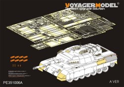 画像1: VoyagerModel [PE351006A]1/35 現用 カナダ陸軍主力戦車レオパルドC2MEXASセットA スモークディスチャージャー付(MENG TS-041用)