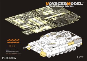 画像1: VoyagerModel [PE351006A]1/35 現用 カナダ陸軍主力戦車レオパルドC2MEXASセットA スモークディスチャージャー付(MENG TS-041用) (1)
