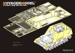 画像1: VoyagerModel [PE351013]1/35 WWII ドイツ陸軍Sd.Kfz.165フンメル戦闘室装甲板/フェンダーセット(タミヤ 35367用)