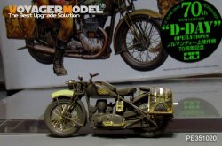 画像2: VoyagerModel [PE351020]1/35 WWII イギリス陸軍B.S.A M20軍用オートバイ アップグレードセット(タミヤ 35316用)