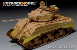 画像2: VoyagerModel [PE351024]1/35 WWII米アメリカ陸軍M4A3中戦車トラックカバー（モンモデルTS-041用）