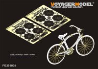 VoyagerModel [PE351035]1/35 WWII 英 英陸軍空挺兵自転車アップグレードセット 2セット入(タミヤ用)