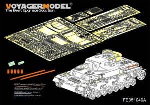 画像1: VoyagerModel [PE351040A]1/35 WWII独ドイツ陸軍IV号戦車F1型ベーシックセット(ボーダーBT003用) (1)