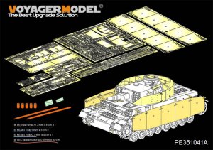 画像1: VoyagerModel [PE351041A]1/35 WWII独ドイツ陸軍IV号戦車F1型後期生産仕様ベーシックセット(ボーダーBT003用) (1)