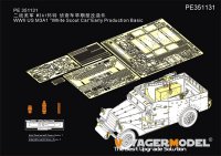 VoyagerModel [PE351131]1/35 WWII 米 アメリカM3A1スカウトカー初期型 ベーシックセット(タミヤ35363用)
