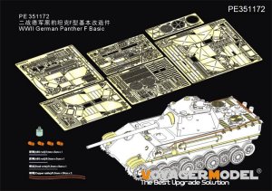 画像1: VoyagerModel [PE351172]1/35 WWII 独 ドイツパンターF型 ベーシックセット(ドラゴン6403/6382/9008用) (1)