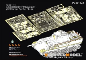 画像1: VoyagerModel[PE351172]1/35 WWII 独 ドイツパンターF型 ベーシックセット(ドラゴン6403/6382/9008用) (1)