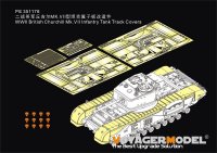 VoyagerModel[PE351176]1/35 WWII イギリス チャーチルMk.VII歩兵戦車用フェンダー(AFVクラブ35324用)