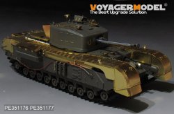 画像3: VoyagerModel[PE351176]1/35 WWII イギリス チャーチルMk.VII歩兵戦車用フェンダー(AFVクラブ35324用)