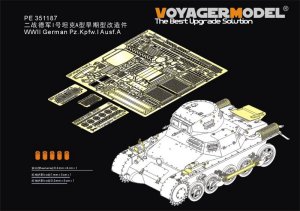 画像1: VoyagerModel [PE351187]1/35 WWII ドイツI号戦車A型ベーシックセット(タコム2145用) (1)