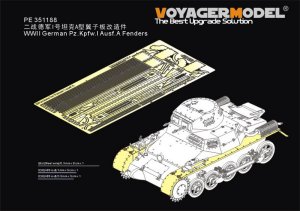 画像1: VoyagerModel [PE351188]1/35 WWII ドイツI号戦車A型フェンダーセット(タコム2145用) (1)