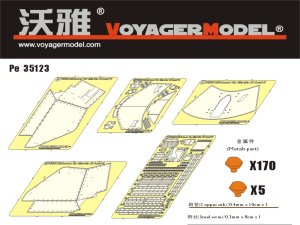 画像1: VoyagerModel [PE35123]WWII独 マーダーIII対戦車自走砲 H型 戦闘室装甲板セット(DML6331用) (1)
