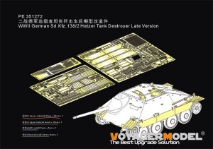 画像1: VoyagerModel [PE351272]1/35 WWII ドイツ Sd.Kfz.138/2ヘッツァー駆逐戦車 中期型/後期型 アップグレードセット(タコム2171/2172用) (1)