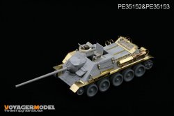 画像2: VoyagerModel [PE35152]WWII露 SU-85M/SU-100 エッチングセット(DML6098/6075)