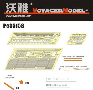 画像1: VoyagerModel [PE35158]WWII独 III号戦車中型~後期型 フェンダーセット(DML用) (1)
