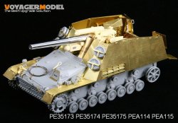 画像2: VoyagerModel [PE35175]WWII独 フンメル初期型 戦闘室装甲板セット(DML6150/6204用)