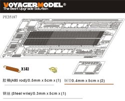 画像1: VoyagerModel [PE35187]WWII独 IV号戦車系列 フェンダーセット(DML60XX用)